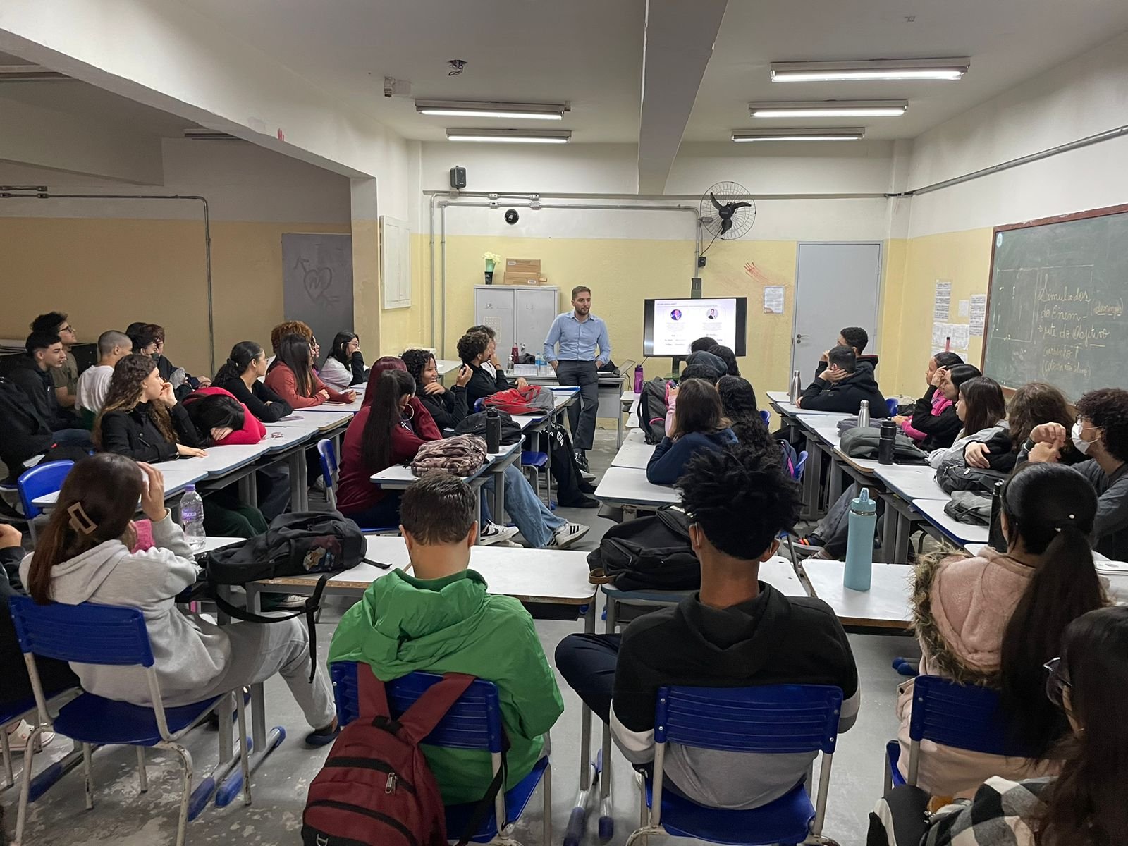 Aula sobre simulados do ENEM do Projeto Capitus