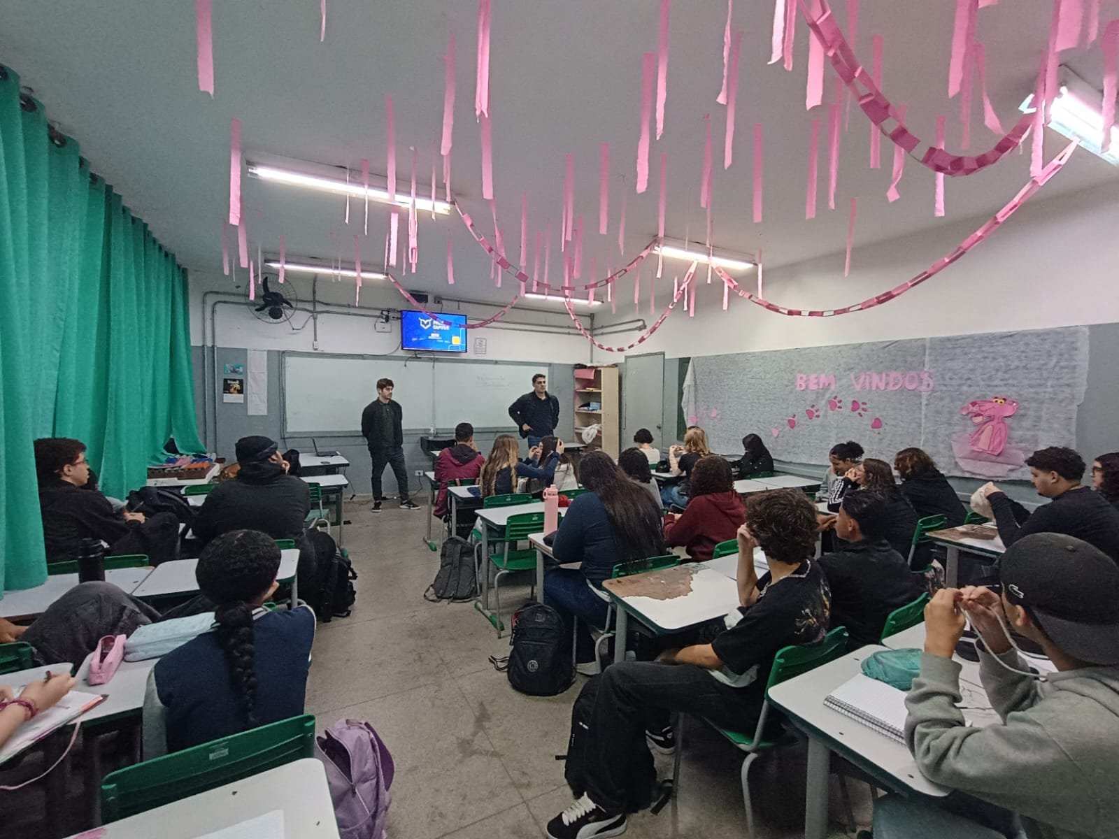 Aula real do Projeto Capitus
