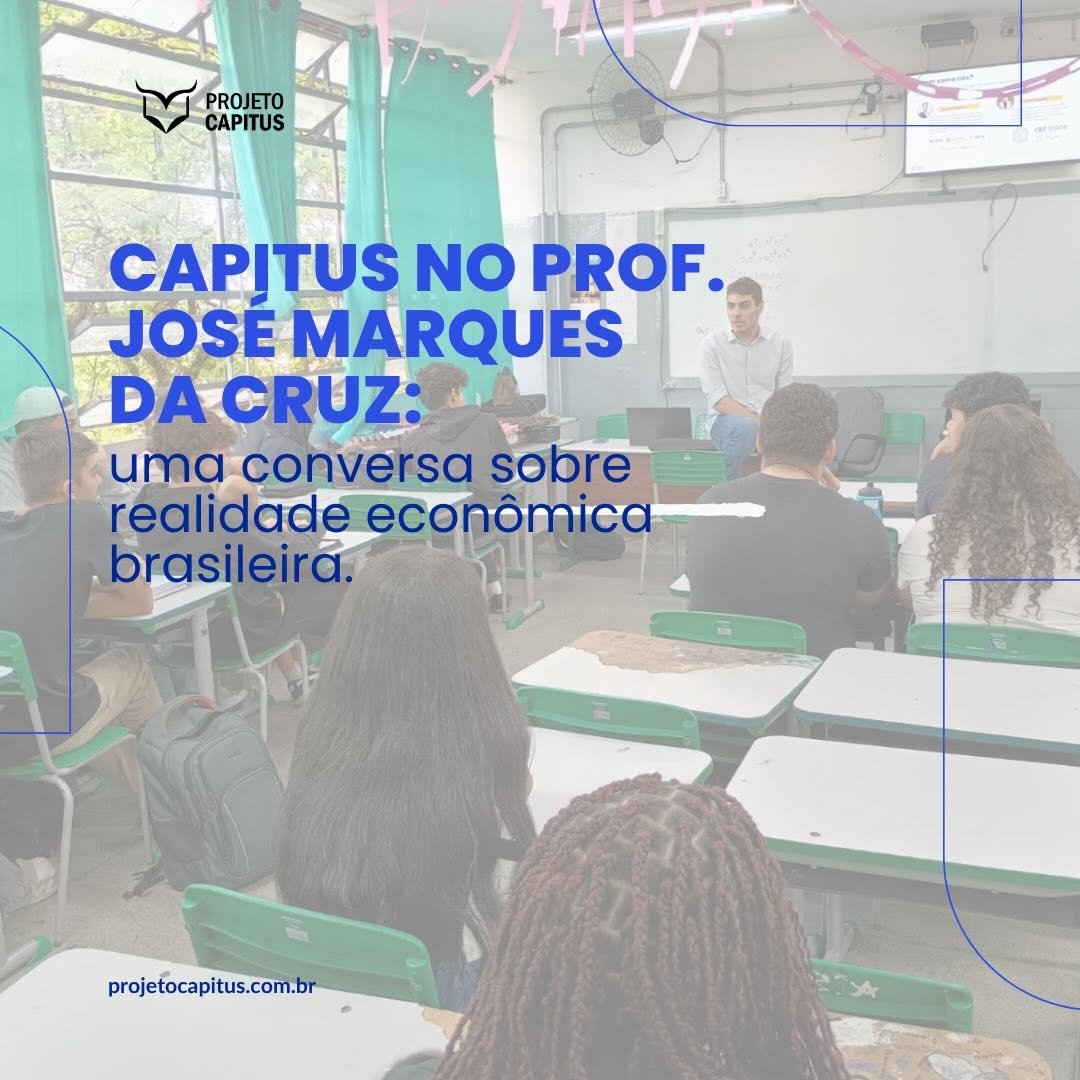 Aula real do Projeto Capitus na E.E. Prof. José Marques da Cruz